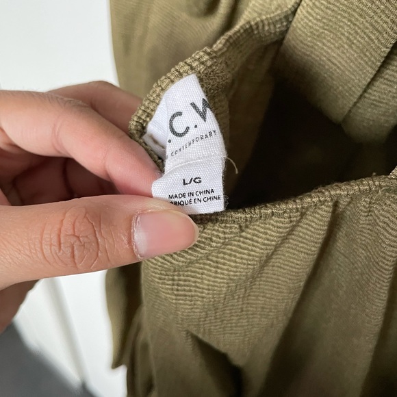 Green romper shorts - Picture 4 of 6